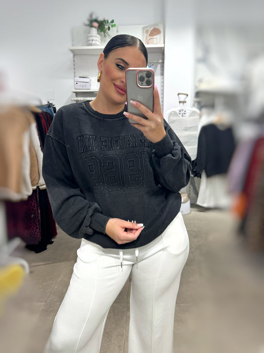 Sudadera Efecto Lavado