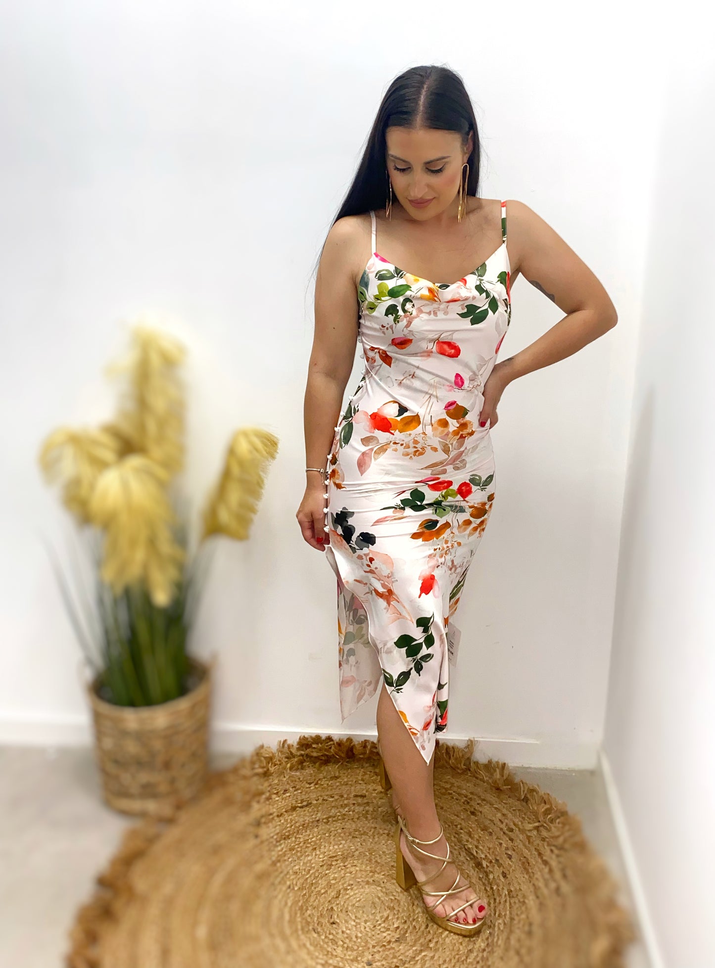 Vestido Lencero Flores