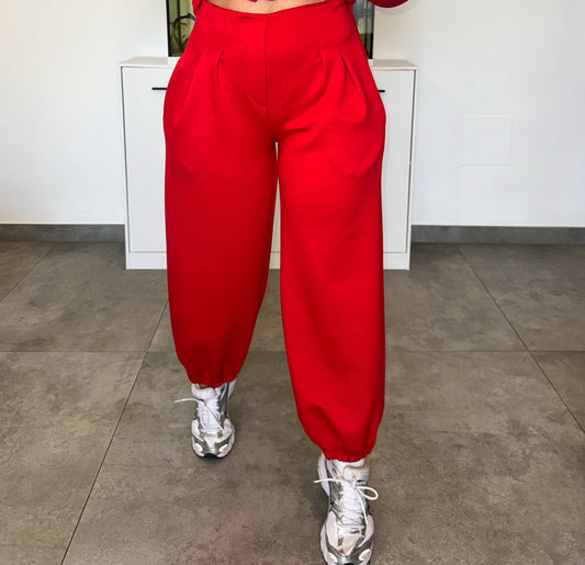 Pantalón Chandal Jogger Rojo