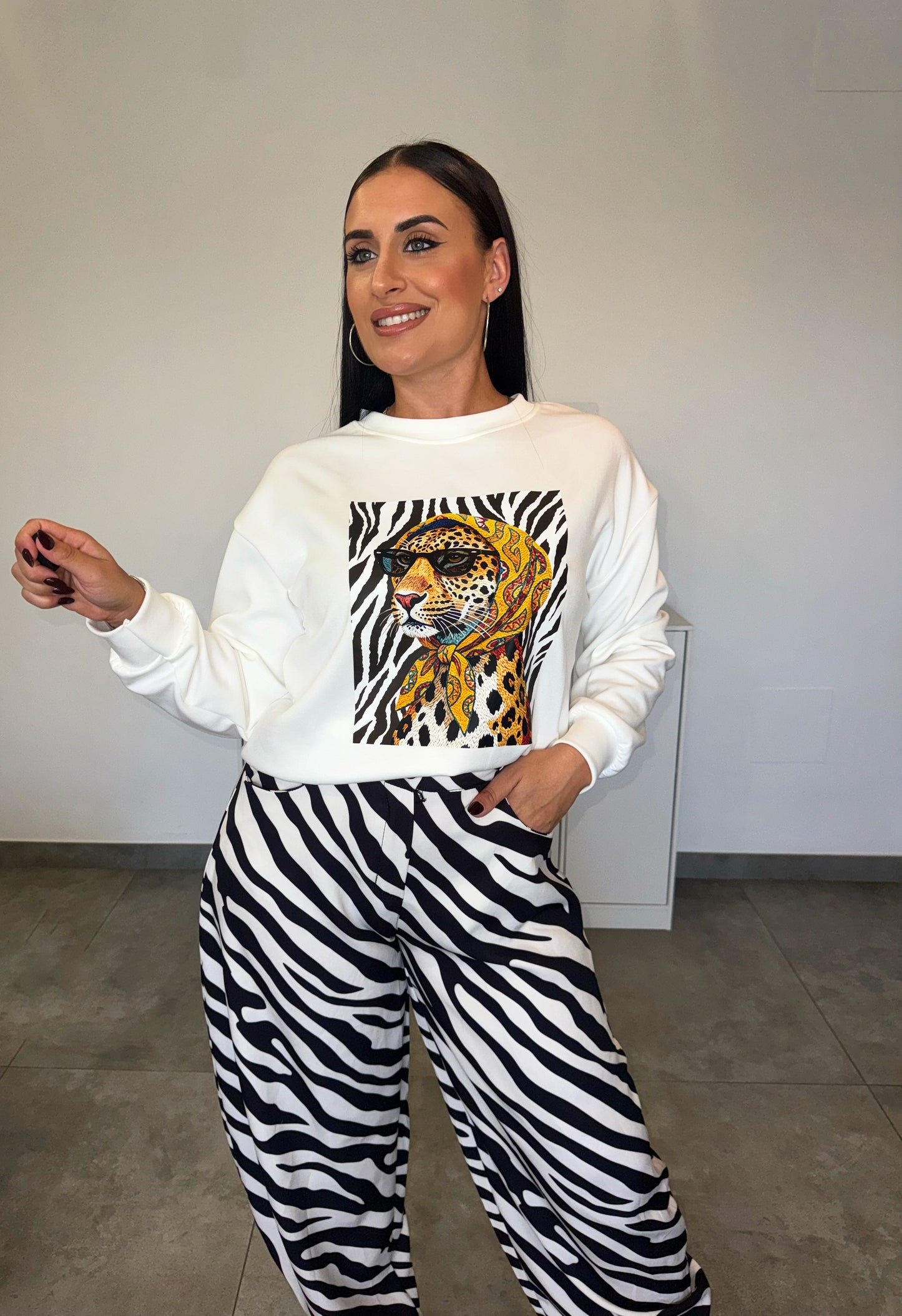 Sudadera Tigre Cebra