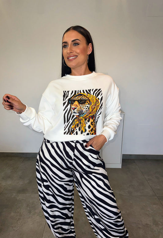Sudadera Tigre Cebra